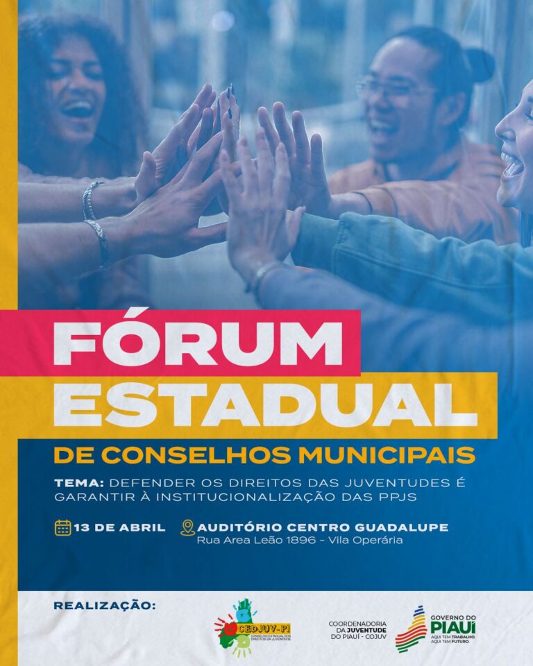 Fórum Estadual de Conselhos Municipais de Juventude está com inscrições abertas