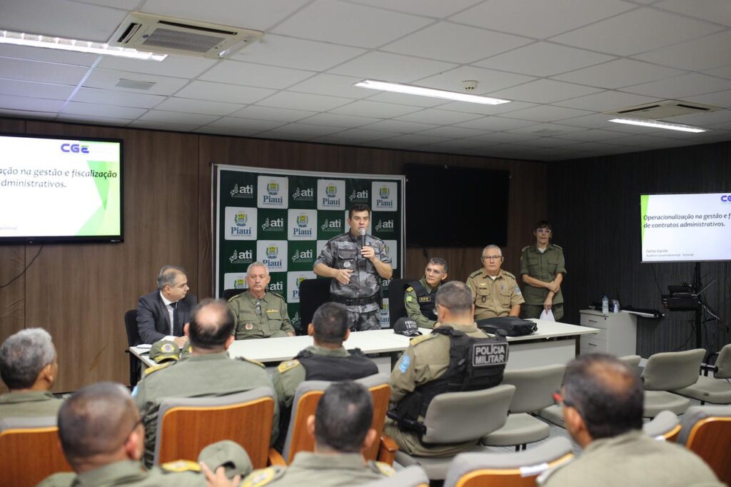 PM realiza treinamento de policiais militares a respeito de questões financeiras da instituição