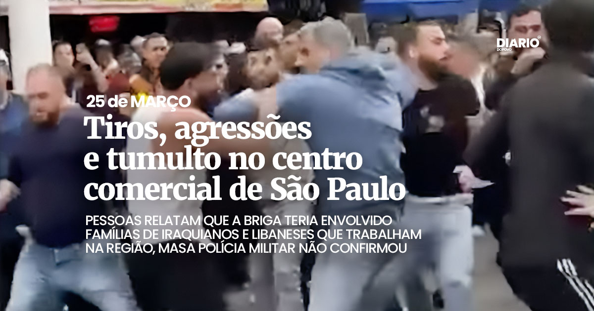 Tumulto e violência na 25 de março, principal centro comercial popular de São Paulo