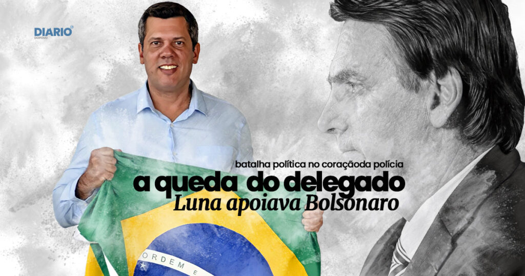 Demitido da Polícia Civil pelo secretário Chico Lucas, o delegado Luna foi candidato a deputado federal pelo partido de Bolsoanro em 2022