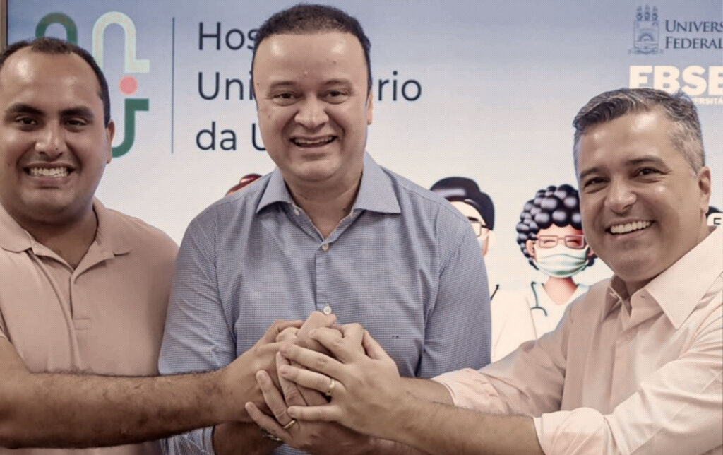 Médico Paulo Márcio, do HU, ao lado do Dr. Vinícius: convite para vice na chapa para prefeitura de Teresina