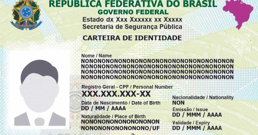 Governo Federal edita decreto e promove mudanças na nova carteira de identidade: desaprece o campo "sexo" no documento.