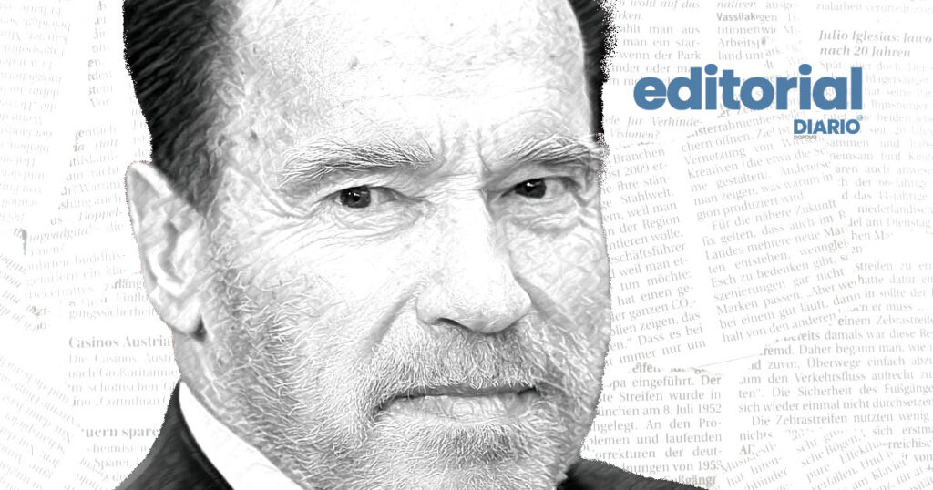 Arnold Schwarzenegger, editorial
