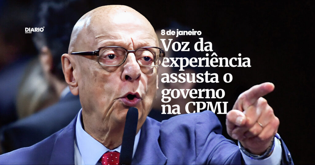 Esperidião Amin, político mais experiente dentre os membros da CMPI do 8 de janeiro.