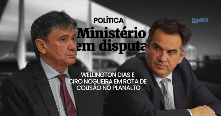 Wellington Dias e Ciro Nogueira estão em rota de colisão pelo Ministério do Desenvolvimento Regional.
