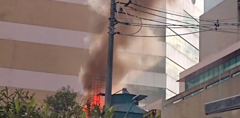 Incendio atinge instituto do coração (incor) em São Paulo.