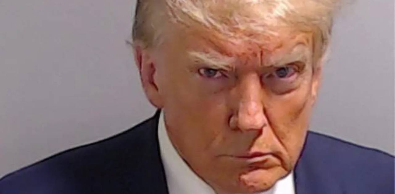 mugshot do ex-presidente norte-americano Donald Trump