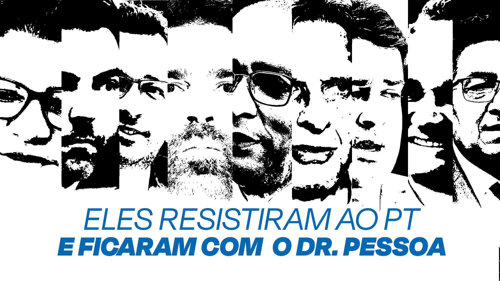 Imagem em preto e branco dos vereadores de Teresina que permaneceram na base de apoio do dr. pessoa