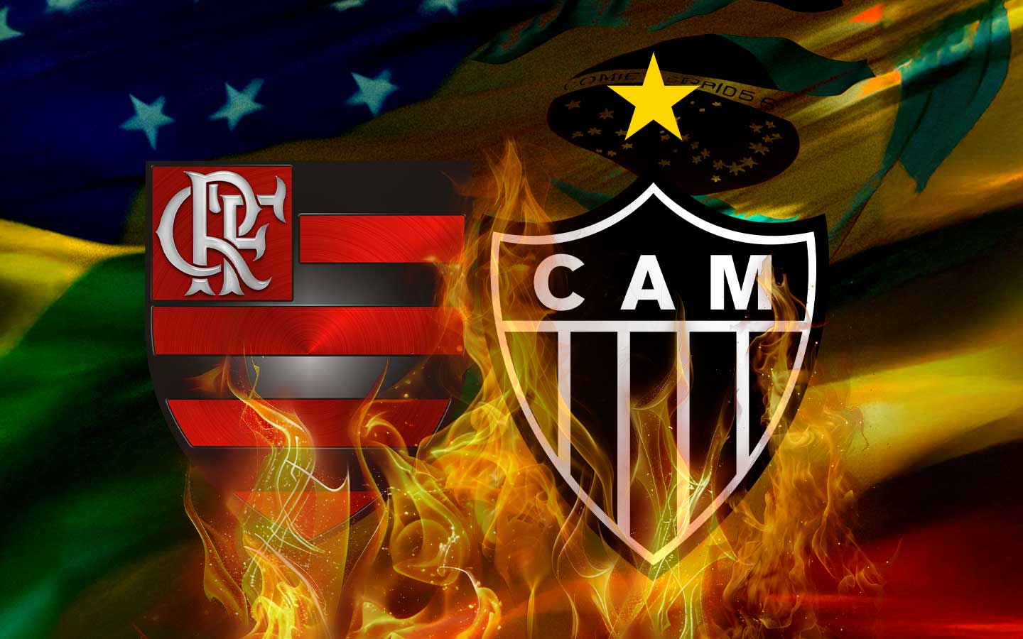 Flamengo e Atlético-MG jogam hoje a primeira partida da final da Copa do Brasil