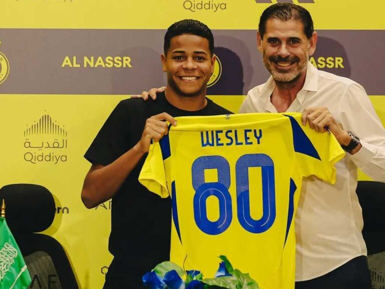 Botafogo negocia a contratação do atacante Wesley do Al-Nassr