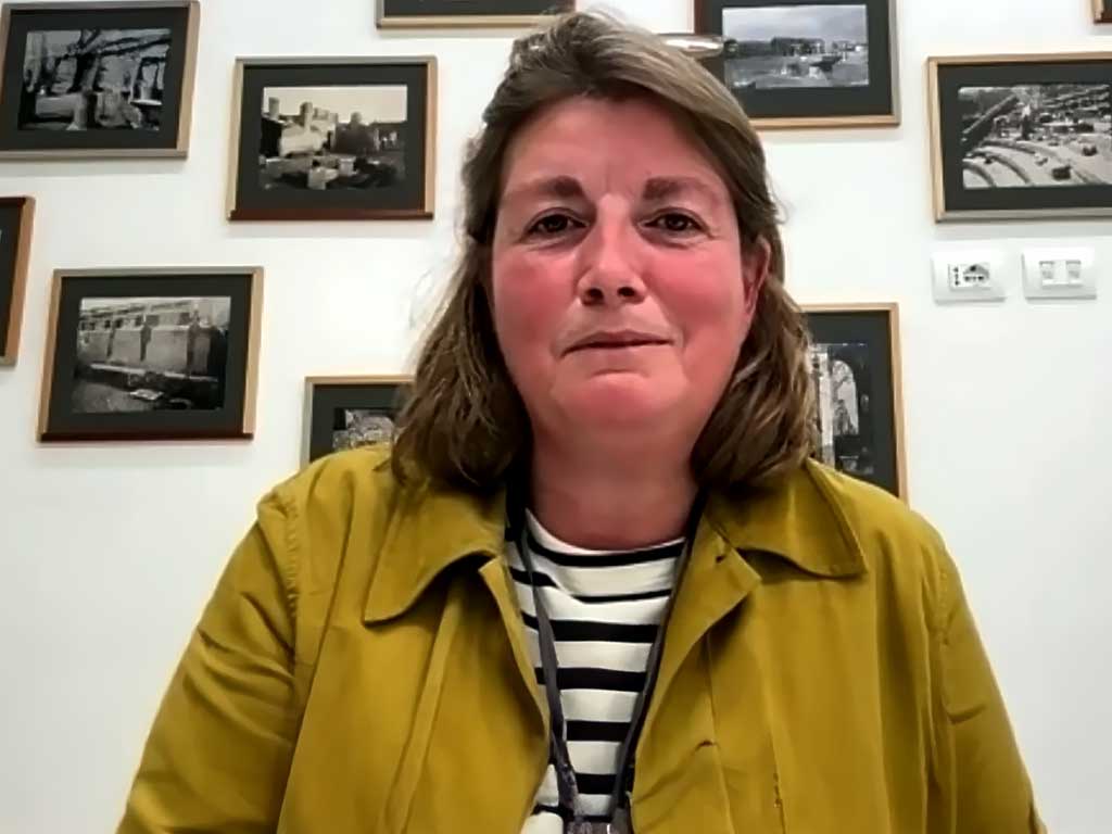 Arqueóloga Sophie Hay, do Parque Arqueológico de Pompeia