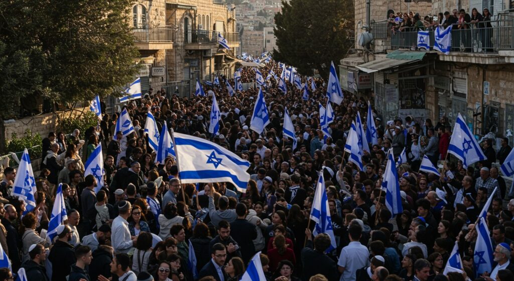 O funeral de Shiri Bibas e seus filhos em Israel