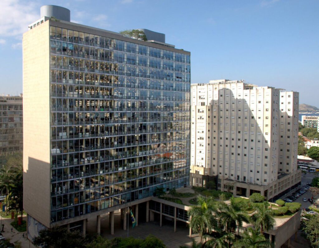 Palácio Gustavo Capanema no Rio de Janeiro.