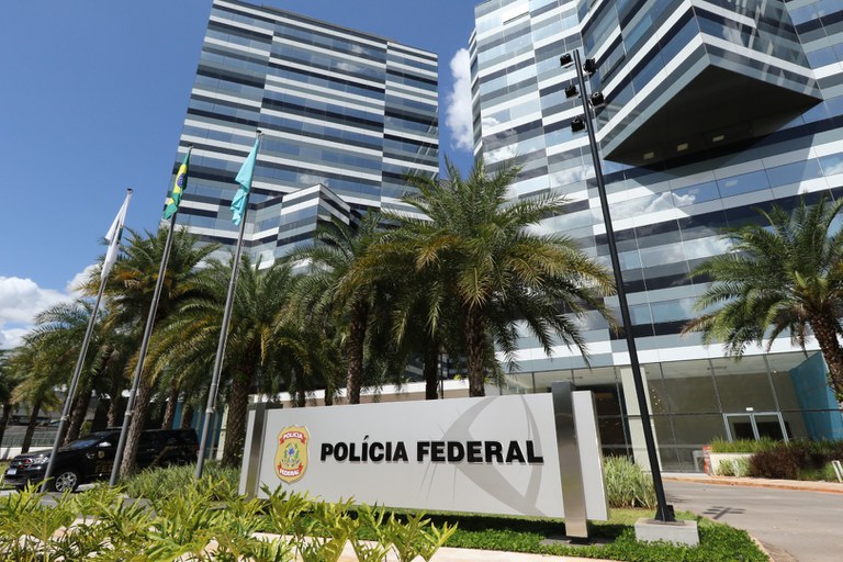 sede da policia federal em Brasília.