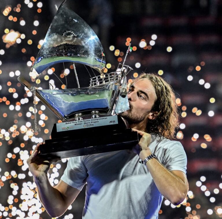 Tenista grego Stefanos Tsitsipas, número 11 do mundo.