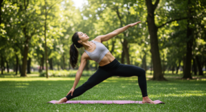 Caminhada silenciosa e meditação