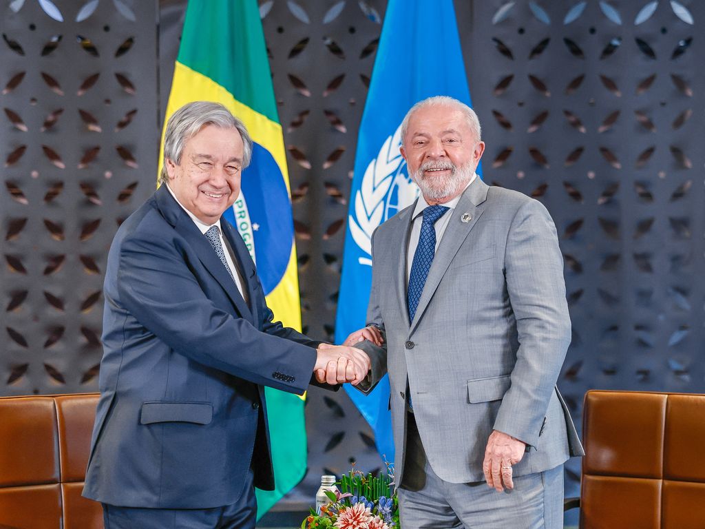 Lula discursa na cúpula do G7, defendendo a ONU.