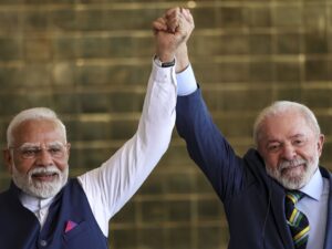 ** Lula e Modi discutem parceria Brasil-Índia na ONU.