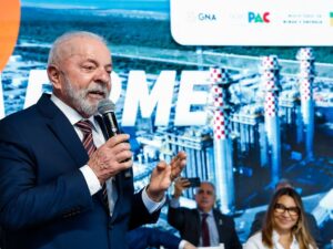 Lula fala sobre a soberania do Brasil em minerais críticos.