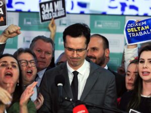 ** Deltan Dallagnol, candidato ao Senado pelo Novo no Paraná.