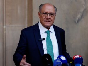 ** Geraldo Alckmin destaca a harmonia entre os Três Poderes no Judiciário.